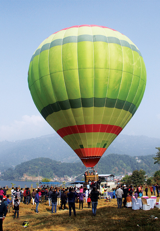 Hot-Air-Balloon-in-Pokhara Buddha Air Yatra Magazine