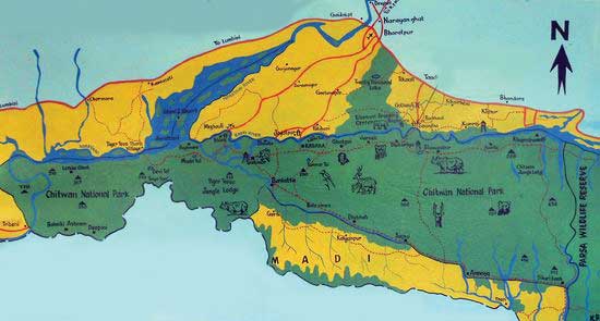 Chitwan map