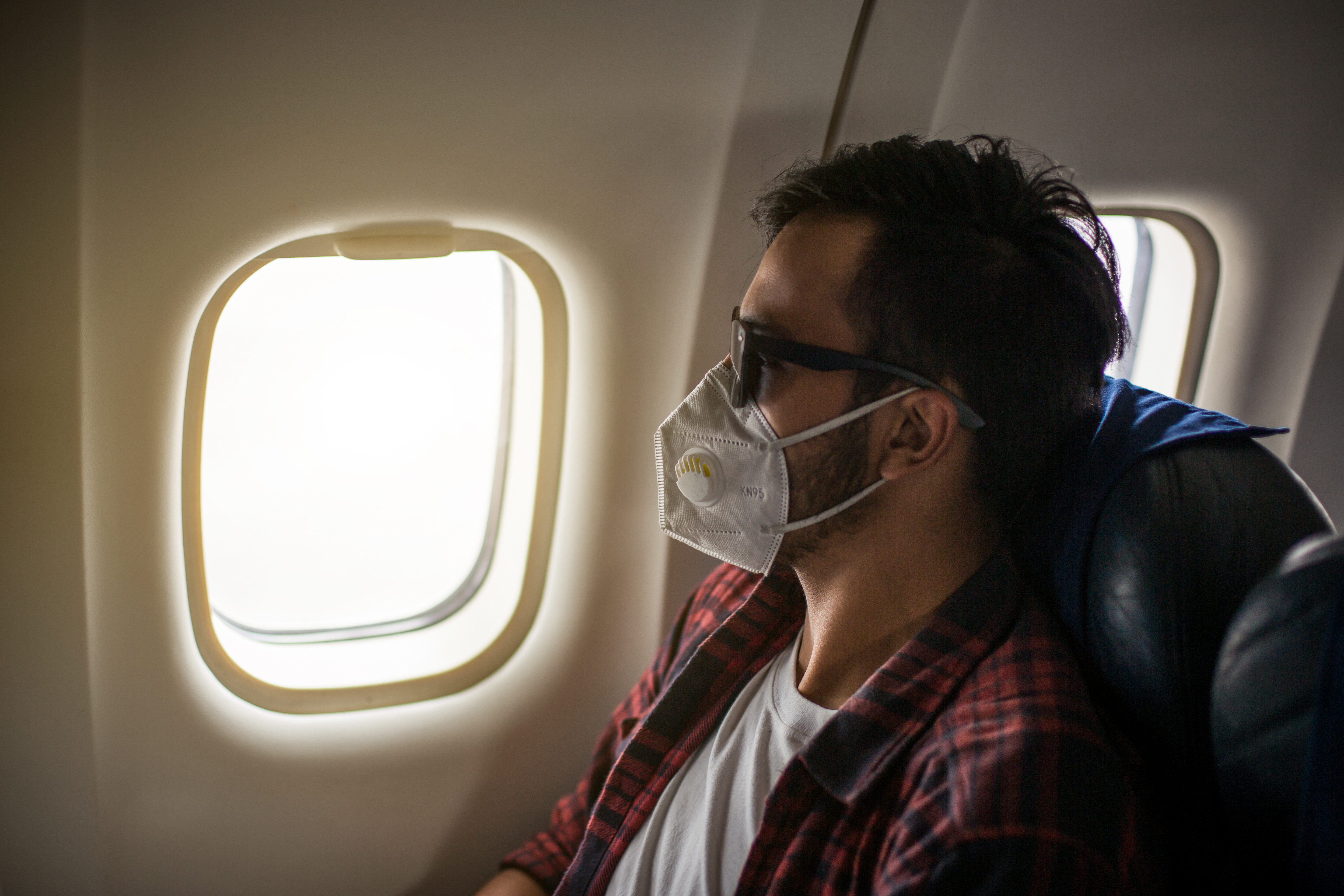 Passenger on Buddha Air aircraft during COVID-19