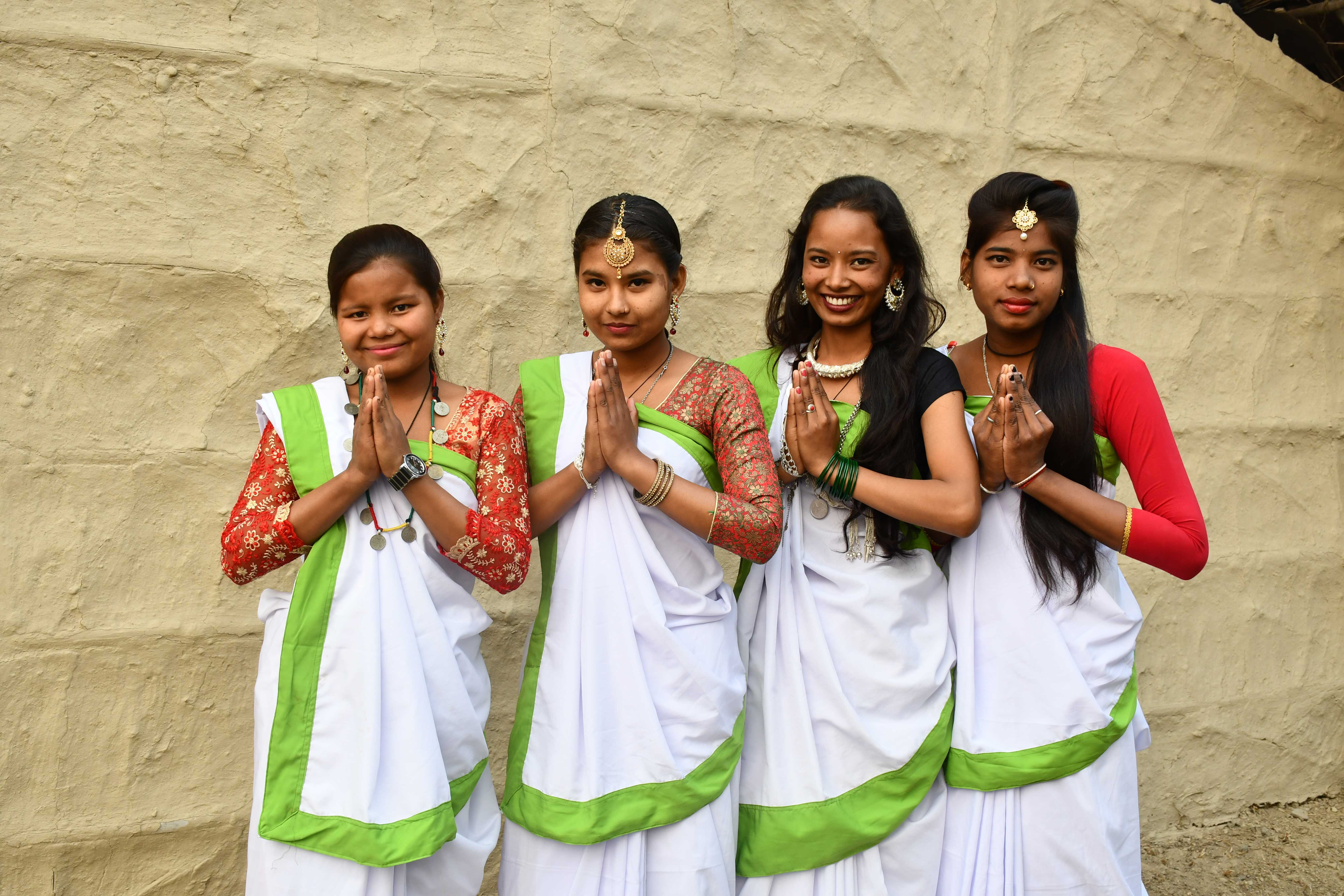 Ladies of Jamuwa Tharu Community Homestay