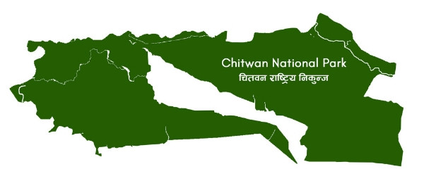 chitwan national park map