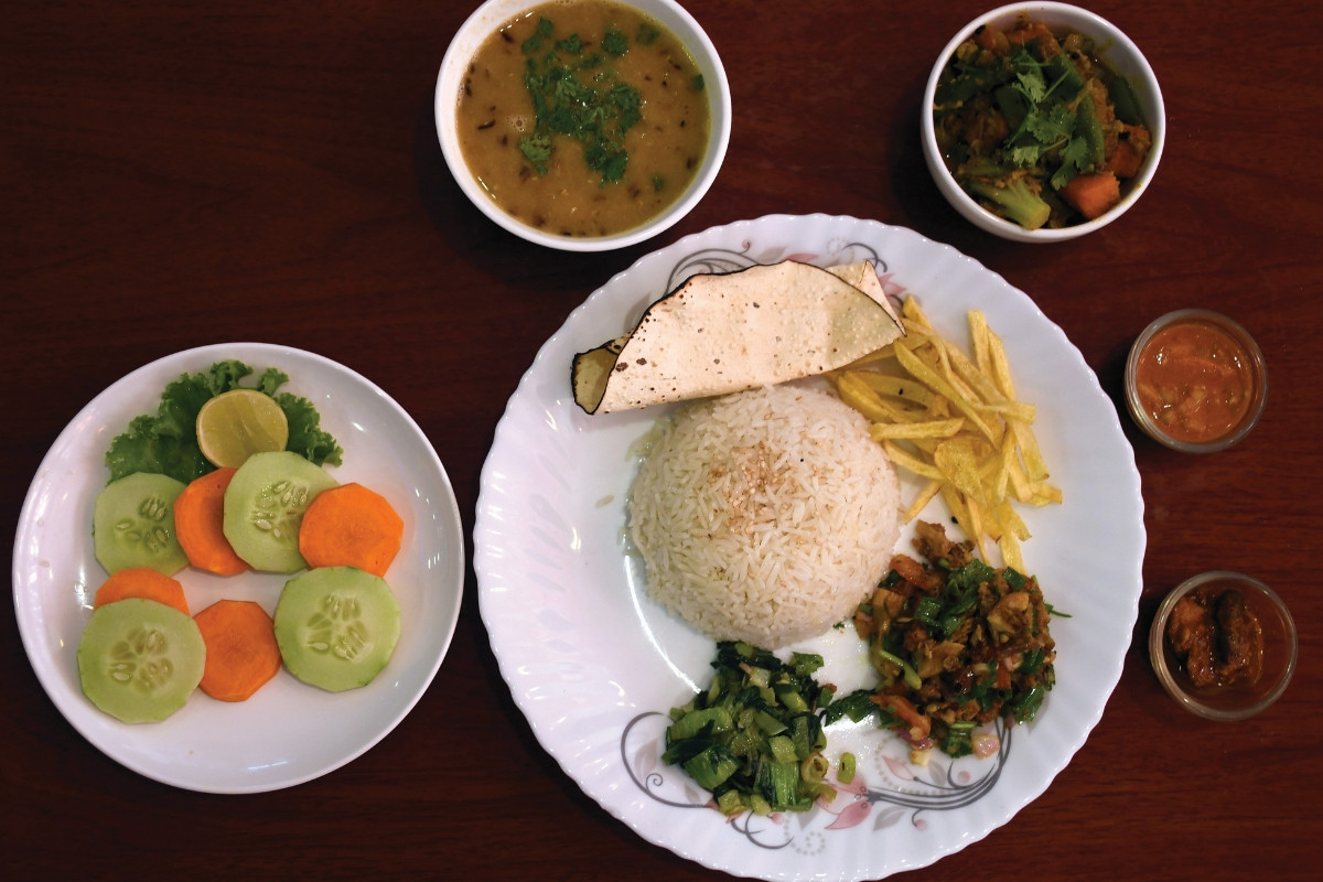 dal bhat food nepal