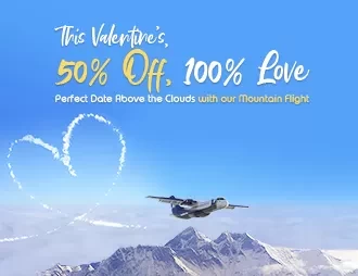 Buy 1 Get 1 Free Mountain Flight Ticket - Valentines Offer