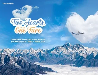 Two Hearts One Fare - Valentines Offer Mountain Flight