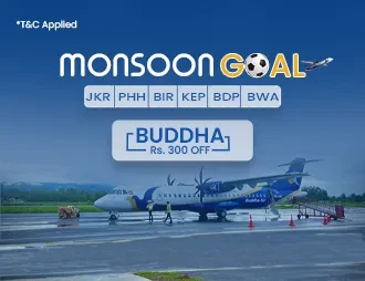 Monsoon Goal Offer - Save Rs 300 on Flights Booking