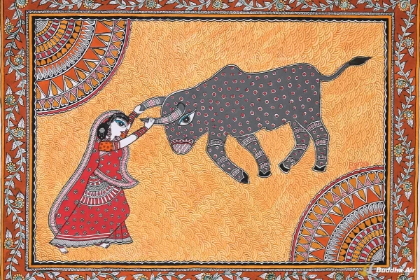 Art that identifies Nepal - Art of Mithila