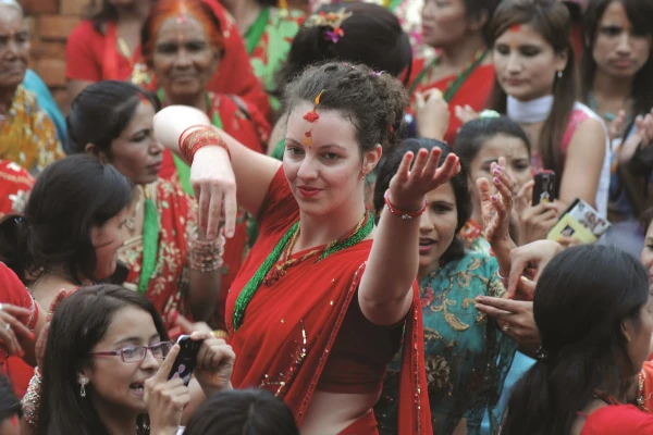 Womens only Hindu Festival | Teej