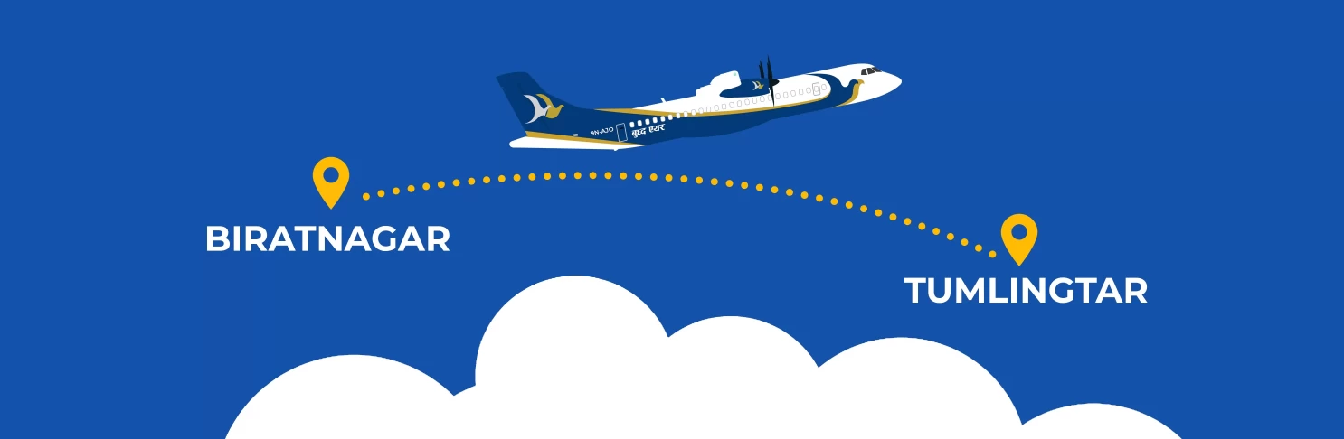 Flights from Biratnagar to Tumlingtar