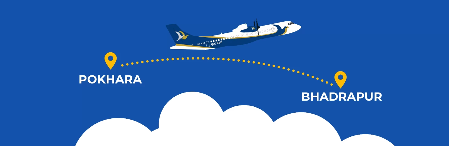 Flights from Pokhara to Bhadrapur - Temporarily Suspended 