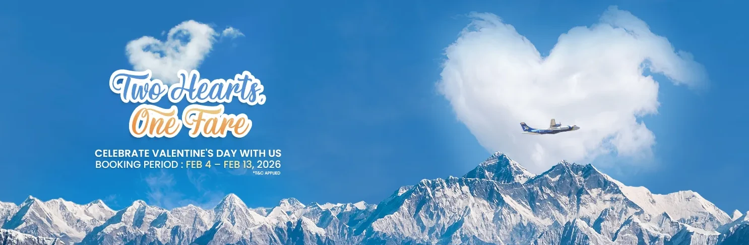 Two Hearts One Fare - Valentines Offer Mountain Flight